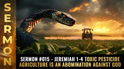 Sermon 015 - Jeremiah 1-4 Toxic pesticide agriculture is an ABOMINATION against God