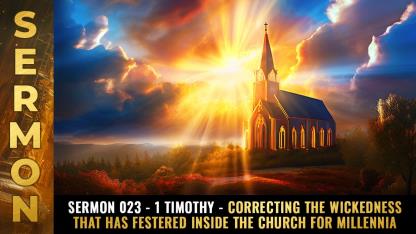 Sermon #023 - 1 Timothy - Correcting the WICKEDNESS that has festered inside the Church for millennia