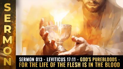 Sermon 013 - Leviticus 17:11 - God's purebloods - For the life of the flesh is in the BLOOD