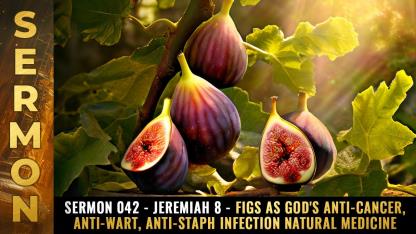 Sermon #042 - Jeremiah 8 - FIGS as God's anti-cancer, anti-wart, anti-staph infection natural medicine