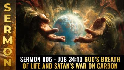 Sermon 005 - Job 34:10 God's breathe of life and Satan's war on carbon